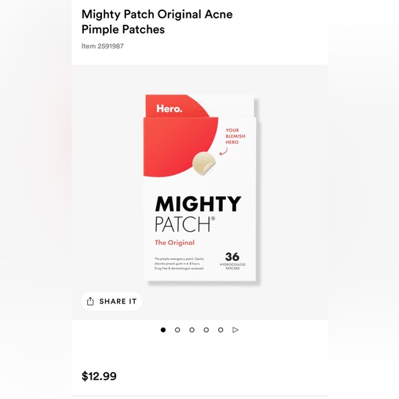 New! TWO Mighty Patch Original Acne Pimple Patches Boxes - Picture 4 of 4